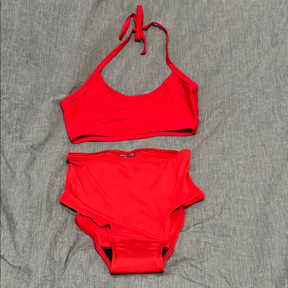 Ruby Red Swimwear Set New